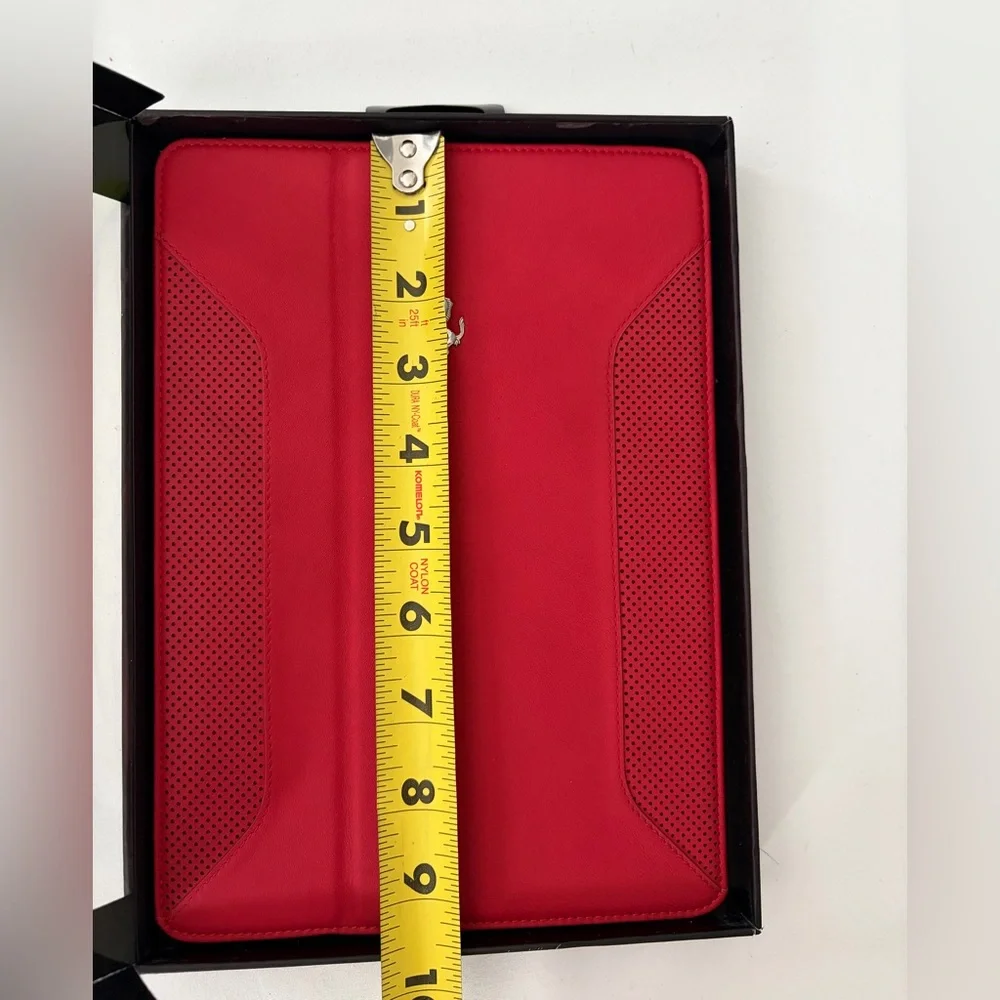 Ferrari Case Apple iPad Air Real Leather Folio Case Cover for the Apple iPad Air